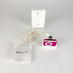 Apple iPod Shuffle 2nd Gen 1GB Pink MP3 Player with Dock & Original Box A1204